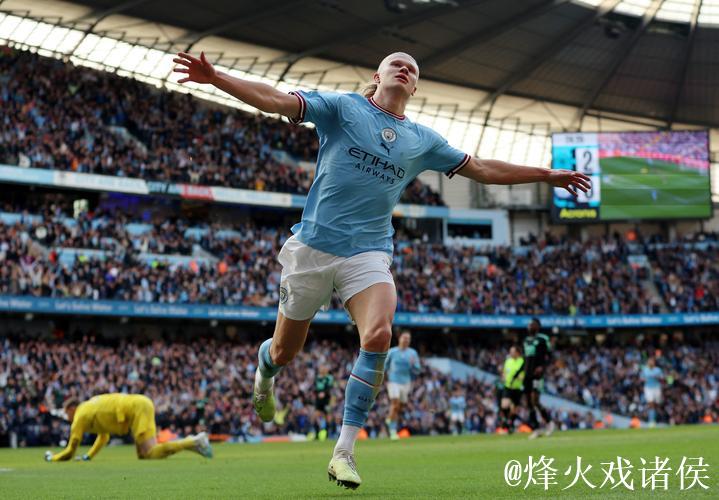 哈兰德英超斩获102球，距C罗仅差一球